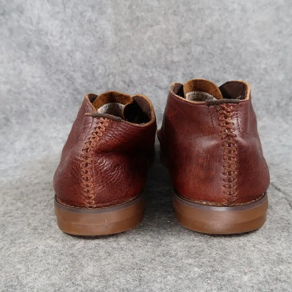 Timberland Shoes Mens 9 Yorkdale Chukka Leather Lace Up Streetwear Classic Brown